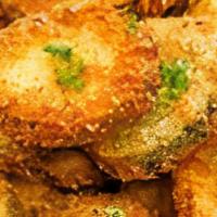 Fried Zucchini · With ranch dressing