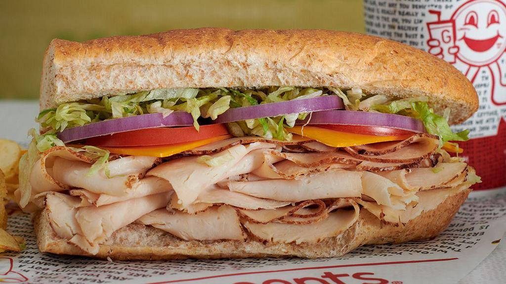 Turkey · Freshly-sliced, oven-roasted turkey breast. Now served with 30% more freshly-sliced meat!