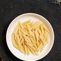 Custom Penne · Classic penne cooked al dente with your choice of sauce, protein, and toppings.
