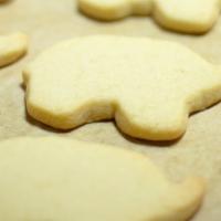 Plain Elephant Shortbread Cookie · (vegetarian) Delicious elephant-shaped shortbreads