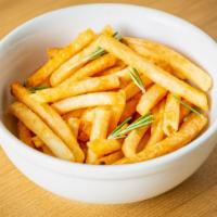 Fries · tossed with salt, old bay or truffle oil. Comes with a side of ketchup.