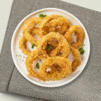 Crazy Calamari · Served with spicy Sriracha with sweet sauce.