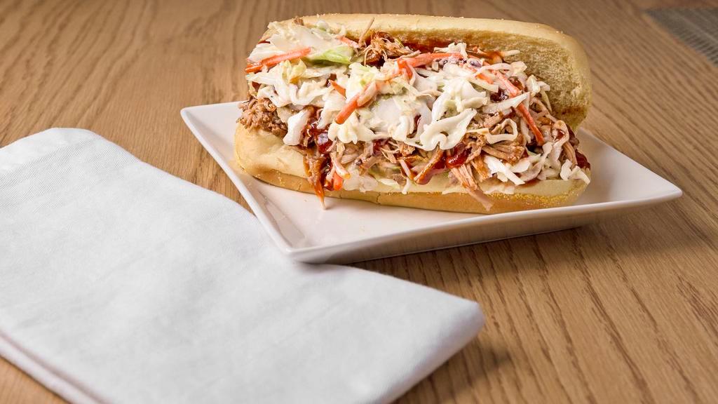 Pulled Pork Sandwich (Double Meat) · (Utensils & napkins provided ONLY UPON REQUEST).