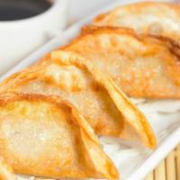 Potstickers · 6 Potstickers served with a side of black sweet sauce.
Choice of chicken or veggie. Choice s...
