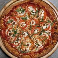 Ny-Margherita · Our original hand-tossed dough in a tradition new york fashion. Pies are round. Includes  to...