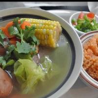 Caldo De Pollo /  Chicken Soup With Vegetables · 