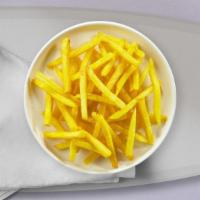 Crazy Crispy Fries · (Vegetarian) Idaho potato fries cooked until golden brown and garnished with salt.