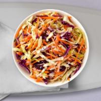 Call For Coleslaw · (Vegetarian) Shredded cabbage and carrots dressed in mayonnaise and apple cider vinegar.