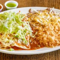 #3 Two Enchiladas Plate · 