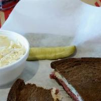 Humdinger · Hot Pastrami, Melted Pepper Jack Cheese, and our Chipotle Coleslaw. Bread recommendation: Fo...