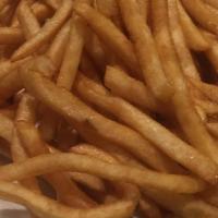French Fries · Vegan. Deep fried potato strips, lightly salted.