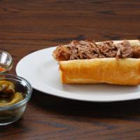 Combo · 1110 cal. Rosati’s Italian sausage link & beef on Italian bread with sweet peppers.