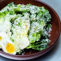 Little Gem Lettuce · 6-minute egg, herb breadcrumbs, anchovy vinaigrette.