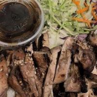 Char-Grilled Chicken Teriyaki* · Gluten free. Cooked on dedicated gluten free grill. 
Locally sourced Draper Valley Farms ski...