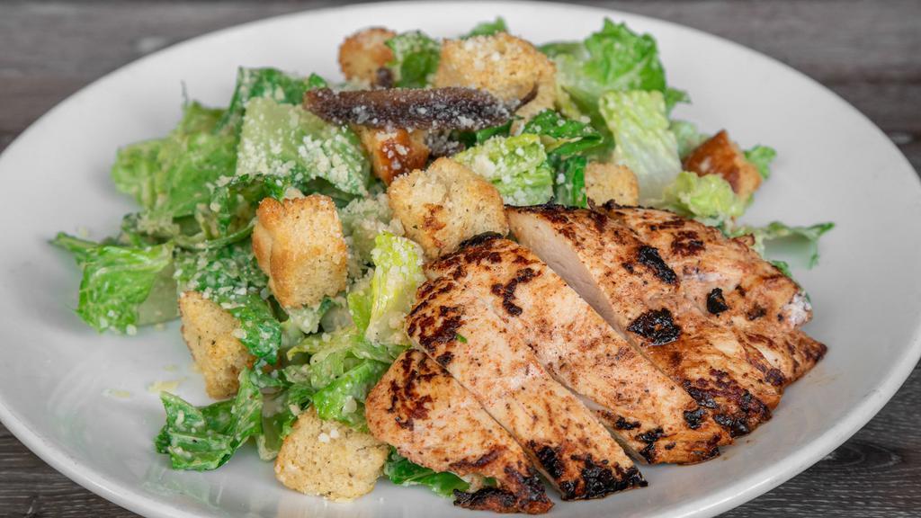 Chicken Caesar Salad · Grilled Chicken and Our home made Caesar Salad