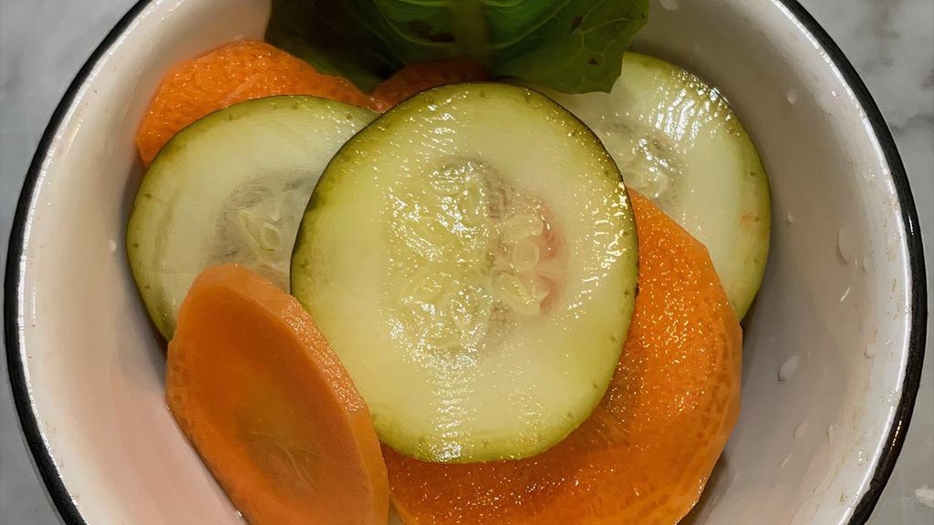 Zucchini And Carrot Pickles · 