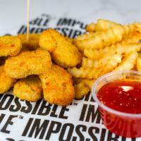 10 Impossible Nuggets · 10 Crispy Impossible chicken nuggets fried to perfection with your choice of dipping sauce