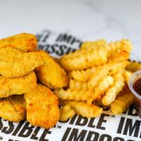 12 Impossible Nuggets · 12 Crispy Impossible chicken nuggets fried to perfection with your choice of dipping sauce