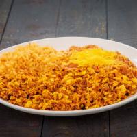 Chorizo Plate · Chorizo and egg. Served with rice and beans.