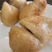 Fried Dumpling · Cooked in oil.