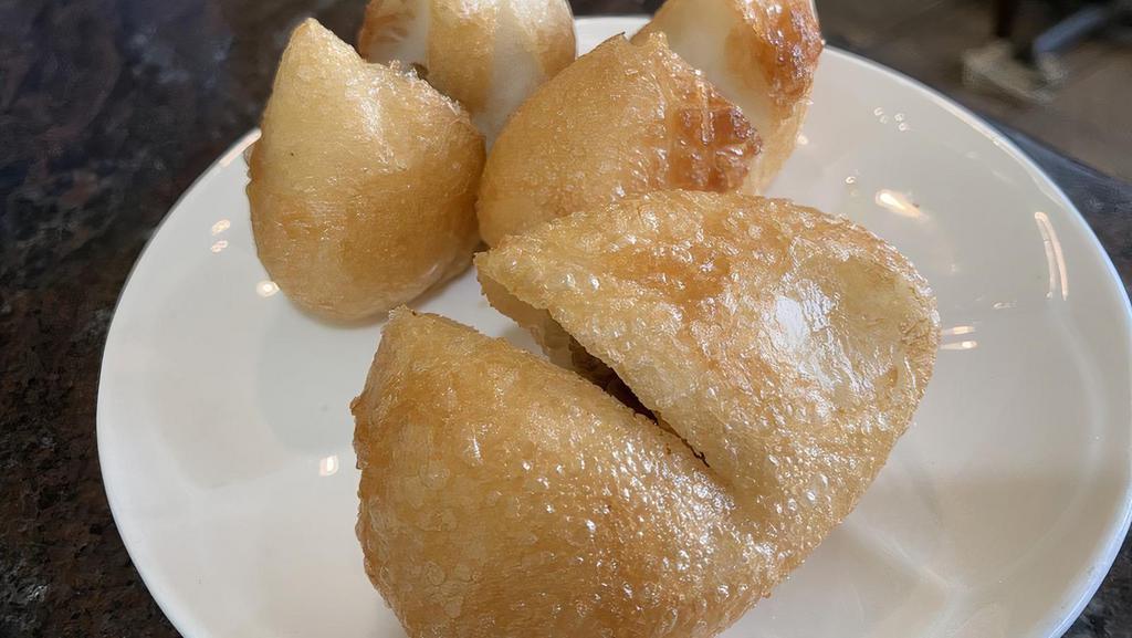 Fried Dumpling · Cooked in oil.
