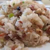 Stir-Fried Sticky Rice · Cooked in oil.