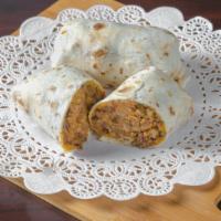 Breakfast Burritos (2) · 2 breakfast burritos. Sausage, egg and potatoes wrapped in a tortilla. 
no modifications