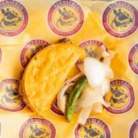 Cheese Taco · Folded tortilla with a variety of fillings such as meat or beans.