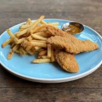Kids Menu: Chicken Tenders · Chicken tenders (3 pieces) & fries
