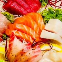 Sashimi Omakase · Chef’s choice of 20 pieces sashimi (no rice).