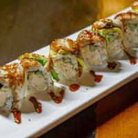 Dragon Roll 8Pcs (Buy One Get One  Free Special) · Snow Crab Mayo, Cucumber, Avocado, BBQ Eel,
Sesame seeds, Eel Sauce.
Add one in the cart and...