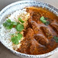 Falafel Masala · Falafel in our masala curry sauce served with rice