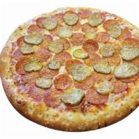 The Real Dill · Pepperoni, Pickles, & Parmesan!

It's the perfect combination!