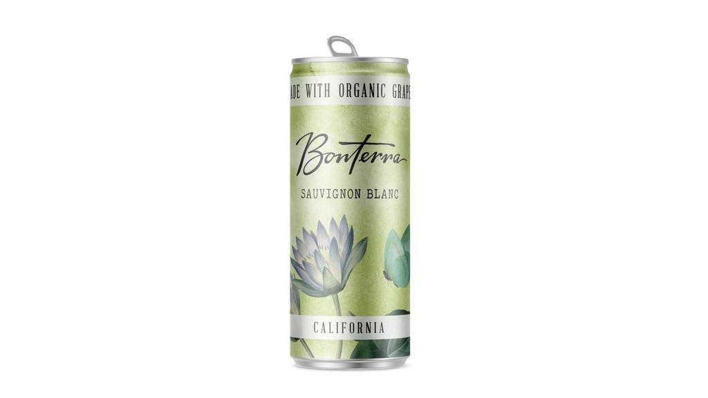 Bonterra Sauvignon Blanc · Organic sauvignon blanc from Mendocino County,  Intense aromas of citrus, grapefruit and fresh cut grass greet the nose. The crisp acidity makes this wine particularly refreshing. 250ML can.