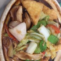 Bean Curd With Seafood Combination · 