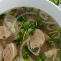 Pho House Special · Beef brisket, meatballs, and rare beef tenders served in beef broth. Consuming raw or under ...