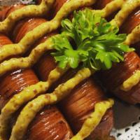 Sausage (4 Pieces) · Smoked flavorful and juicy pork sausages served with mustard