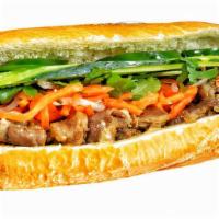 All Natural Pork Banh Mi · All Natural Lemongrass Pork. French inspired Vietnamese baguette w/mayo, pickled daikon & ca...