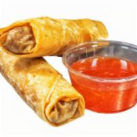 Pork Egg Rolls · Fried pork egg rolls