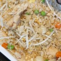 Fried Rice · Classic egg-fried rice with green onions and bean sprouts.