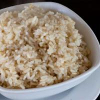 Brown Rice · Gluten-free, vegan. Steamed imported Thai jasmine brown rice.