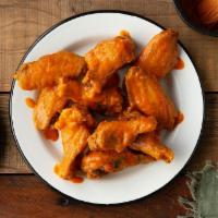 Chicken Wings · Our chicken wings are gluten-free and made with Red Bird free-range, antibiotic-free chicken...