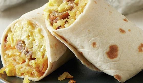 Kids Burrito · Flour tortilla served with rice, beans and cheese.