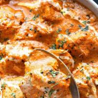 Butter Chicken · Grilled chicken marinated with yogurt and spices cooked in a creamy curry sauce. Basically a...