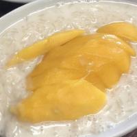 Fresh Mango With Sweet Sticky Rice · Sweet coconut sticky rice served with fresh mango in this deliciously refreshing and traditi...