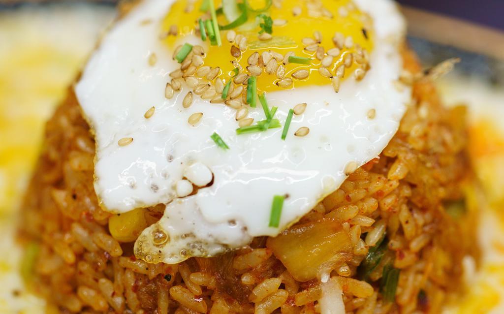 Kimchi & Spam Fried Rice · Fried Rice with Kimchi and Spam.