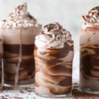 Chocolate Lover'S Milkshake · Double Chocolate Ice Cream, Heath Bar Crunch, Brownie Pieces, Chocolate Drizzle, Fresh Whipp...