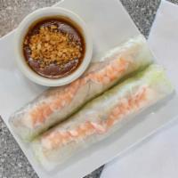 Pork & Shrimp Spring Rolls (2) · Gluten-free. Spring rolls served with a side of peanut sauce.
