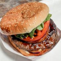 Aloha Burger · 1/2 lb. patty drizzled with teriyaki sauce and a pineapple ring.