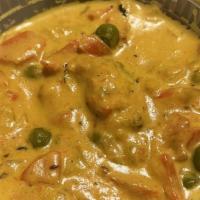 Vegetable Korma · Mix vegetables cooked with ginger garlic  creamy sauce and spices.